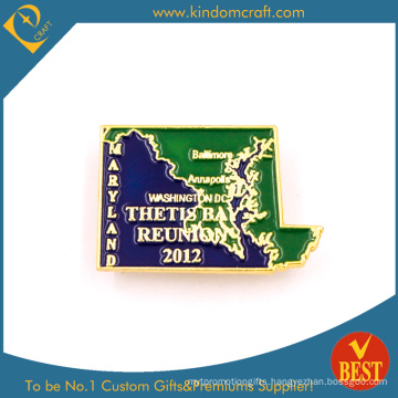 2015 Custom Design Metal Gold Pin Badge